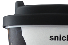 Reusable drinking cup detail